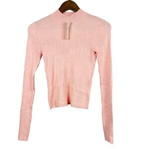 NEW! Coco & Claire Knit Mockneck Pullover Long Sleeve - M